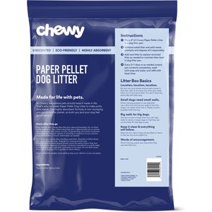 Chewy Made Unscented Non-Clumping Recycled Paper Dog Litter (FORMERLY FRISCO), 25-lb bag