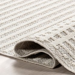 Nuloom Yulia Geometric Bands Rug, 7.8 x 10-ft slide 2 of 9