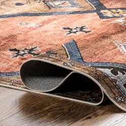 Nuloom Judy Traditional Persian Machine Washable Area Rug, 6 x 9-ft slide 2 of 9
