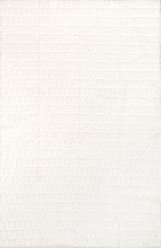 Nuloom Nia Tile Faux Rabbit Machine Washable Area Rug, 7.5 x 9.5-ft