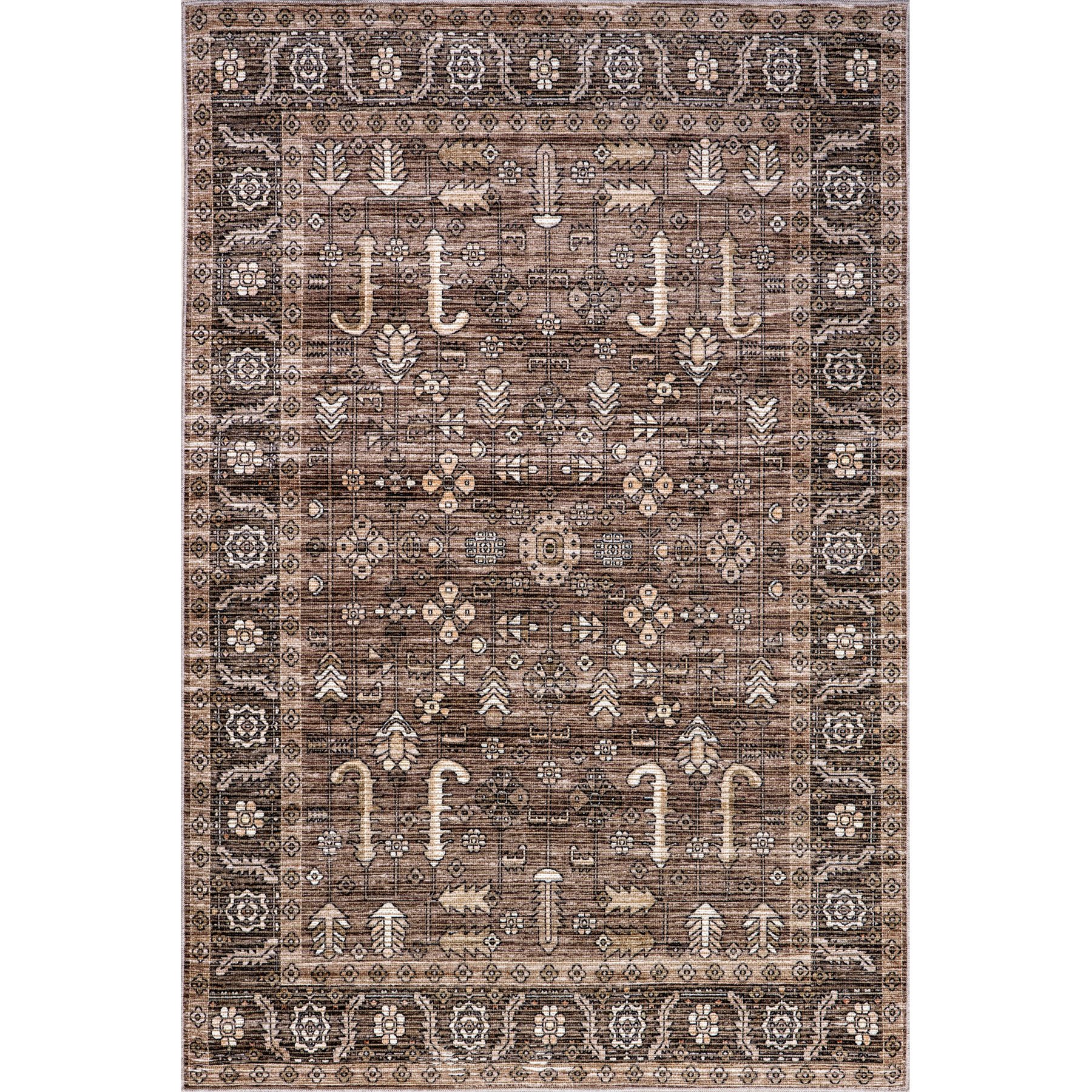 Nuloom Vintage Redwood Rug, 6 x 9-ft