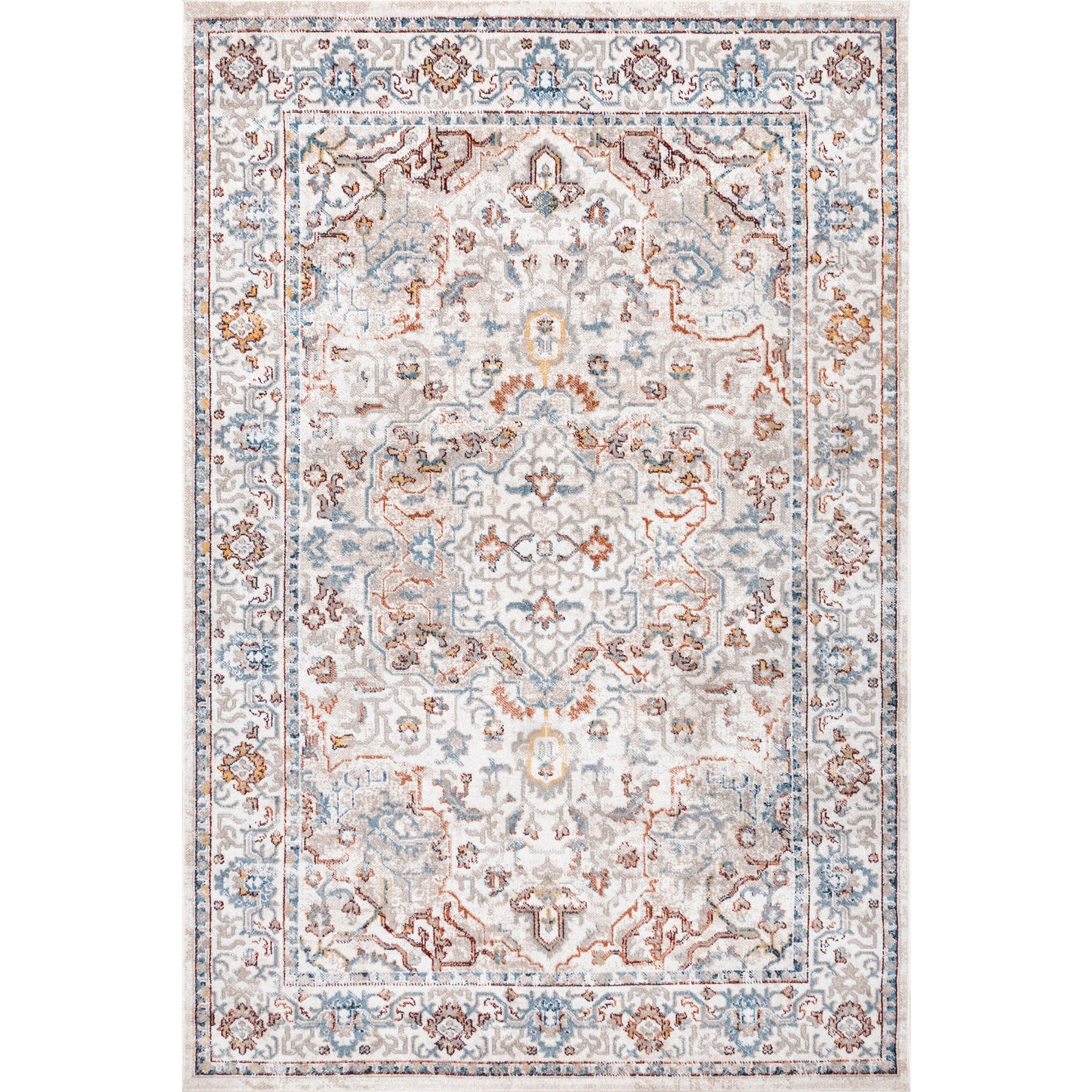 Nuloom Cady Transitional Area Rug, Beige, 4 x 6-ft