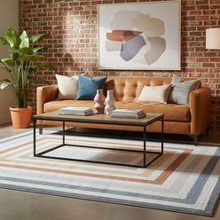 Nuloom Alienor Striped Machine Washable Rug, 6 x 6-ft slide 2 of 9