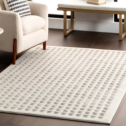 Nuloom Daleyza Checkered Machine Washable Area Rug, 6 x 6-ft slide 2 of 9