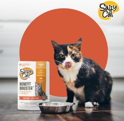 Salty Cat Benefit Booster Urinary Support Adult Tuna Wet Cat Food, 3-oz pouch, case of 12 slide 2 of 9