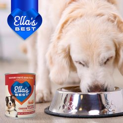 Ella's Best Savory Pate All Life Stages Bacon & Cheese Flavor Wet Dog Food, 13-oz can, case of 12 slide 2 of 9