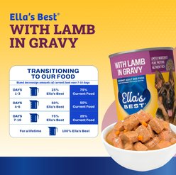 Ella's Best All Life Stages Lamb Wet Dog Food, 13-oz can, case of 12 slide 2 of 9