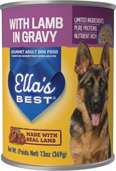 Ella's Best All Life Stages Lamb Wet Dog Food, 13-oz can, case of 12