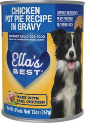 Ella's Best All Life Stages Chicken Pot Pie Recipe Wet Dog Food, 13-oz can, case of 12 slide 1 of 6