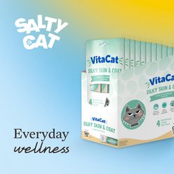 VitaCat By Salty Silky Skin & Coat Tuna Lickable Cat Treats, 4 count, 2.11-oz slide 2 of 9