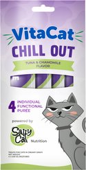 VitaCat By Salty Chill Out Tuna Lickable Cat Treats, 4 count, 2.11-oz