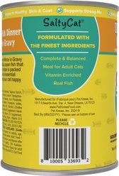 Salty Cat Ocean Fish Dinner Mince All Life Stages Mackerel Wet Cat Food, 13-oz can, case of 12 slide 2 of 4