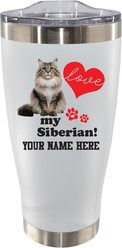 The Memory Company I Love My Siberian Personalized Stainless Steel Tumbler, 20-oz