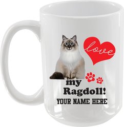 The Memory Company I Love My Ragdoll Personalized Ceramic Mug, 15-oz slide 2 of 2
