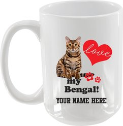 The Memory Company I Love My Bengal Personalized Ceramic Mug, 15-oz slide 2 of 2