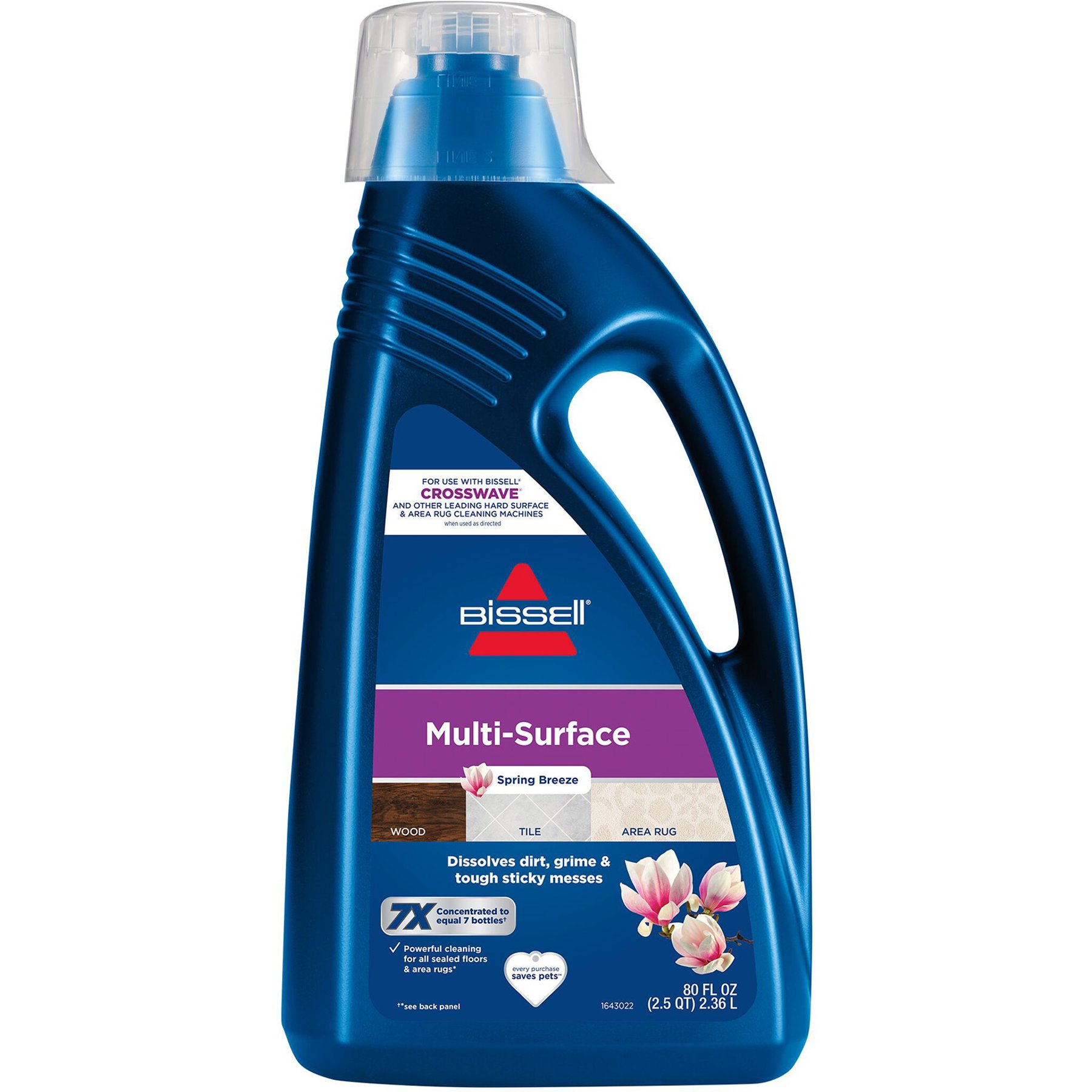 Bissell Multi-Surface Dog & Cat Cleaners & Stain Removers, 80-fl oz bottle