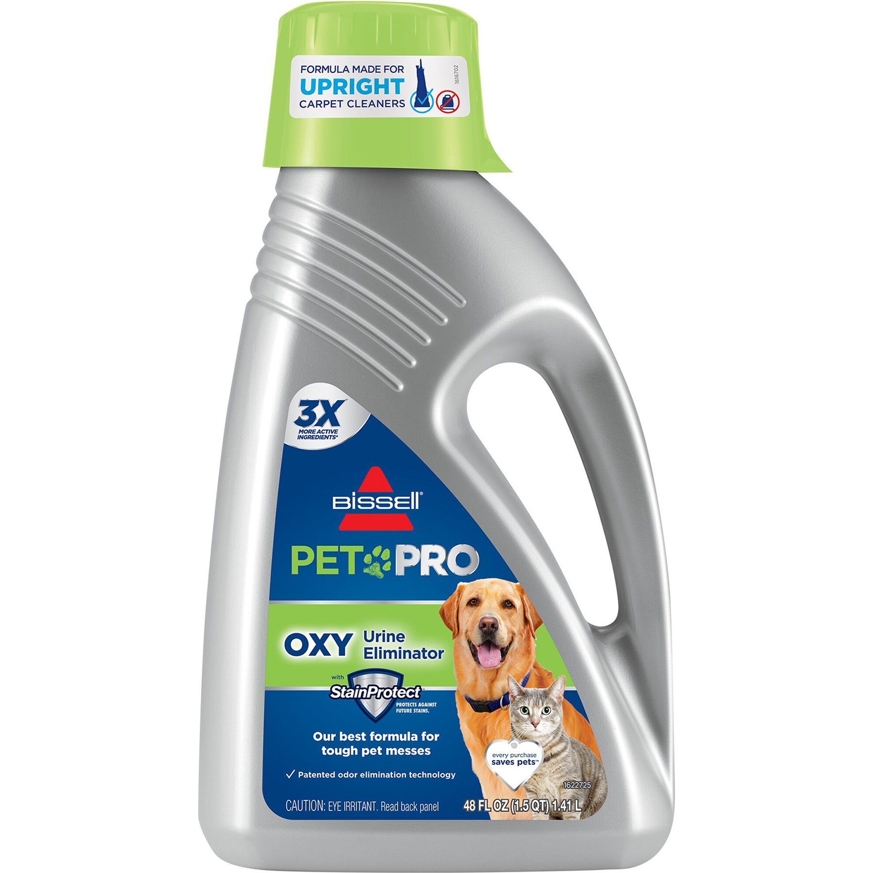 Bissell Pro Oxy Urine Eliminator Dog & Cat Cleaners & Stain Removers, 48-fl oz bottle