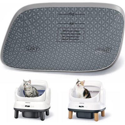 Aoruefar Aoruefar Self Cleaning Waterproof Pad Soft Fabric Removable Liner Cat Litter Box Mat