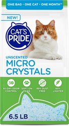 Cat's Pride Micro Crystals Unscented Odor Control Cat Litter, 6.5-lb bag