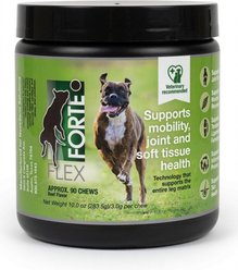 Forte Flex K9 Hip & Joint Support Beef Flavored Soft Chew Supplement for Dogs, 90 count