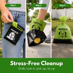 Pupzle Multi-layered Hand Protection 2-Ply Scented Dog Poop Bags, 250 count slide 2 of 9