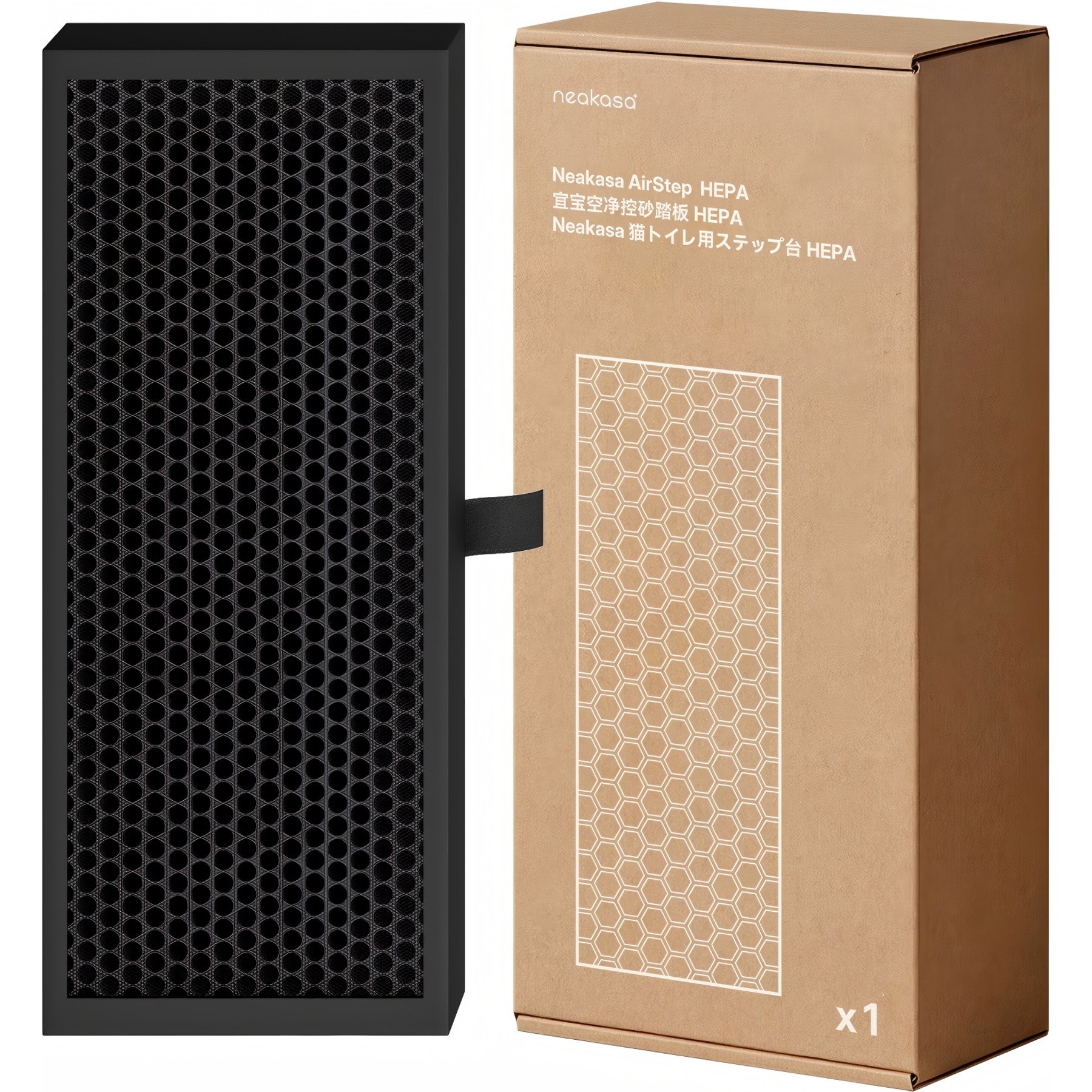 Neakasa AirStep Superior Odor Control Cat Carbon Filter, 12.21 x 5.16 x 1.22-in, 1 count