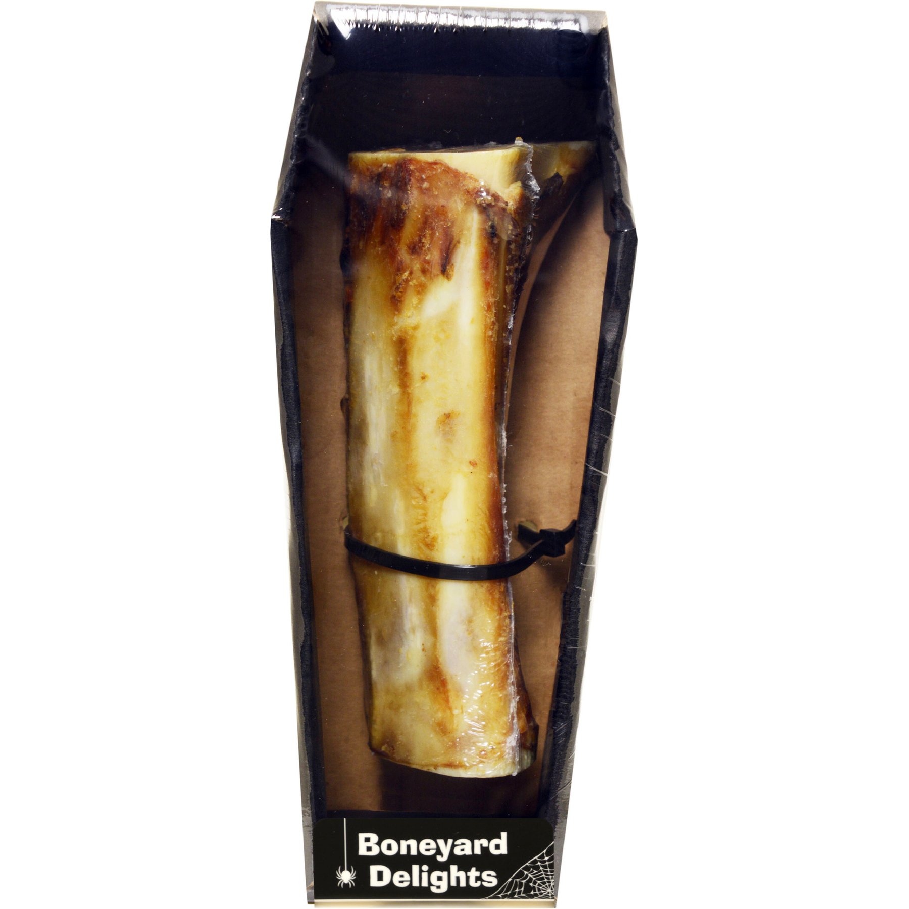 The Country Butcher Shrink Wrap in Halloween Small Coffin Center Bones 7-in Beef Dog Bone, 9-oz box