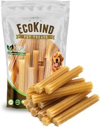 EcoKind Pet Treats Premium Gold Chicken Flavored Churro Dog Chews, 30 count slide 1 of 3