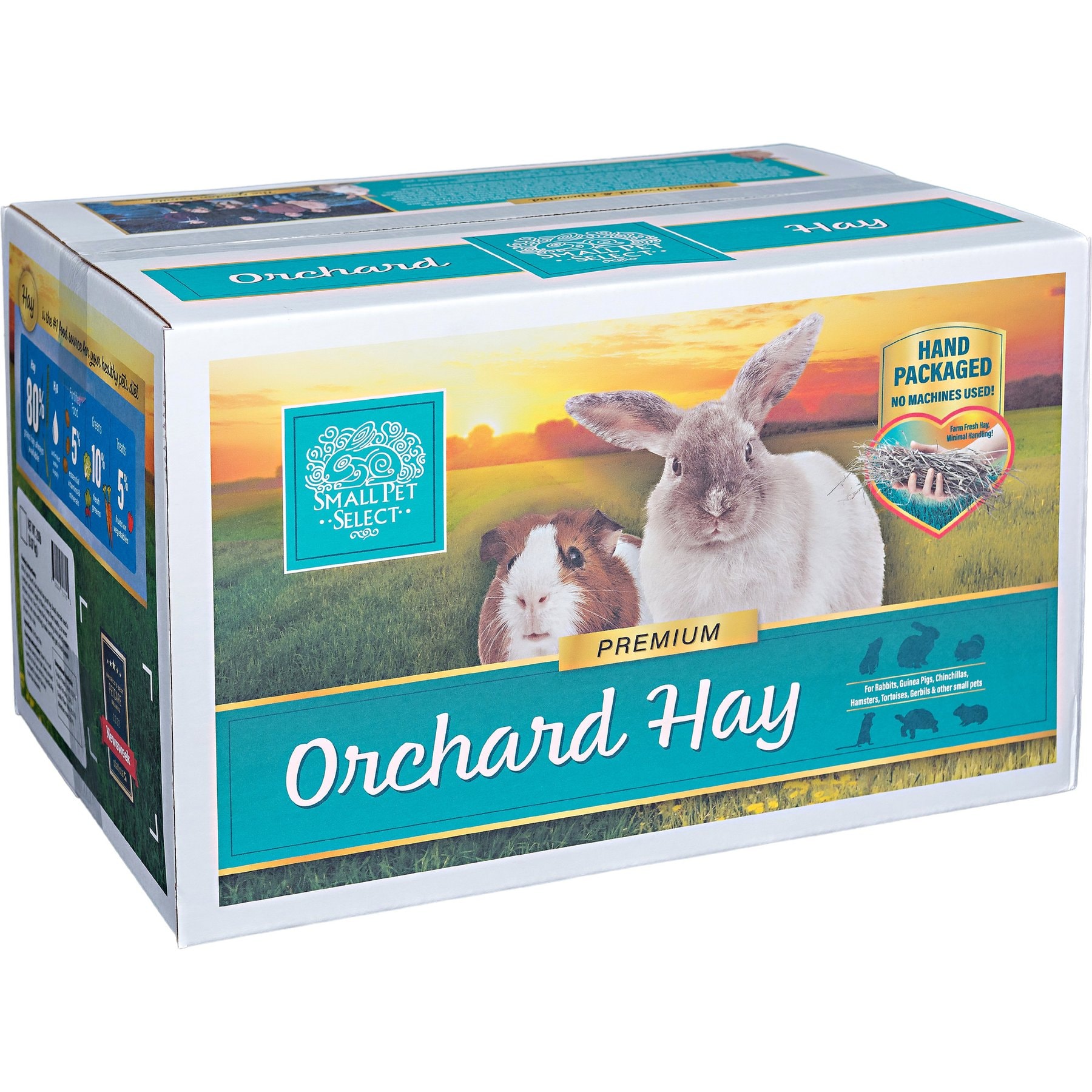 Small Pet Select Orchard Grass Hay Small Animal Food, 40-lb box
