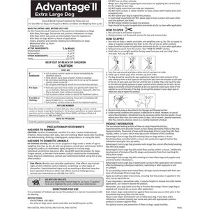 Advantage II Flea Spot Treatment for Dogs, over 55 lbs, 6 Doses (6-mos. supply)