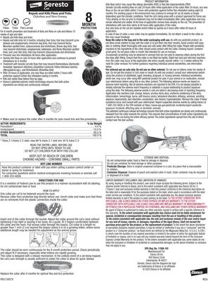 Show full view: Seresto Flea & Tick Collar for Cats, 1 Collar (8-mos. supply) slide 9 of 10
