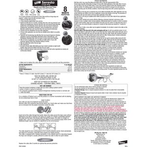 Seresto Flea & Tick Collar for Dogs, over 18-lbs, 1 Collar (8-mos. supply)