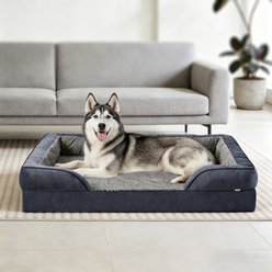 Invenho Orthopedic Washable Sofa Dog Bed, Grey, X-Large slide 2 of 7