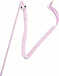 Kseroo Soft Interactive Plush Caterpillar Squeaky Dog Toy, Pink slide 1 of 6
