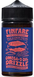 Finfare Omega-3 Wild Caught Fish Oil Drizzle Skin & Coat Supplement for Dogs & Cats, 6.8-fl oz bottle