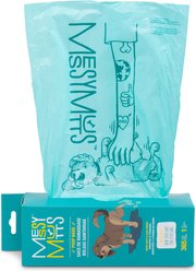 Messy Mutts Advanced BioRecycle Poop Bag Bulk Roll, Unscented, 13 x 8-in, 365 count, Teal slide 2 of 4