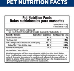 Hill's Prescription Diet c/d Multicare Feline Vegetable, Tuna & Rice Stew Wet Cat Food, 2.8-oz pouch, case of 24 slide 2 of 9