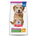 Hill's Science Diet Adult 7+ Senior Vitality Small Breed & Mini Breed Chicken & Rice Recipe Dry Dog Food, 12.5-lb bag
