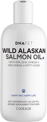 DNA Pet Wild Alaskan Salmon Oil Skin & Coat Supplement for Dogs, 8-fl oz bottle