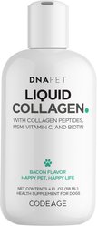 DNA Pet Liquid Collagen Skin & Coat Supplement for Dogs, 4-fl oz bottle