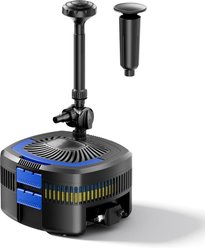 SunSun 1480 GPH Pond Fountain Pump, Black