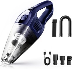 LFC PETS 901 Portable Cordless Handheld Vacuum Cleaner, 13.77 x 1.49 x 1.37-in, Blue