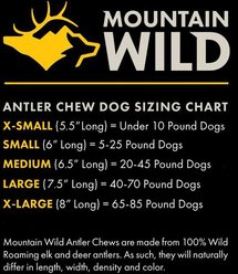 Mountain Wild Whole Small Elk Antler Dog Chew slide 2 of 4