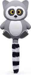 HugSmart Lemur Latex Plush Squeaky Dog Chew Toy, Grey, Small/Medium: 14 x 6 x 2.2-in