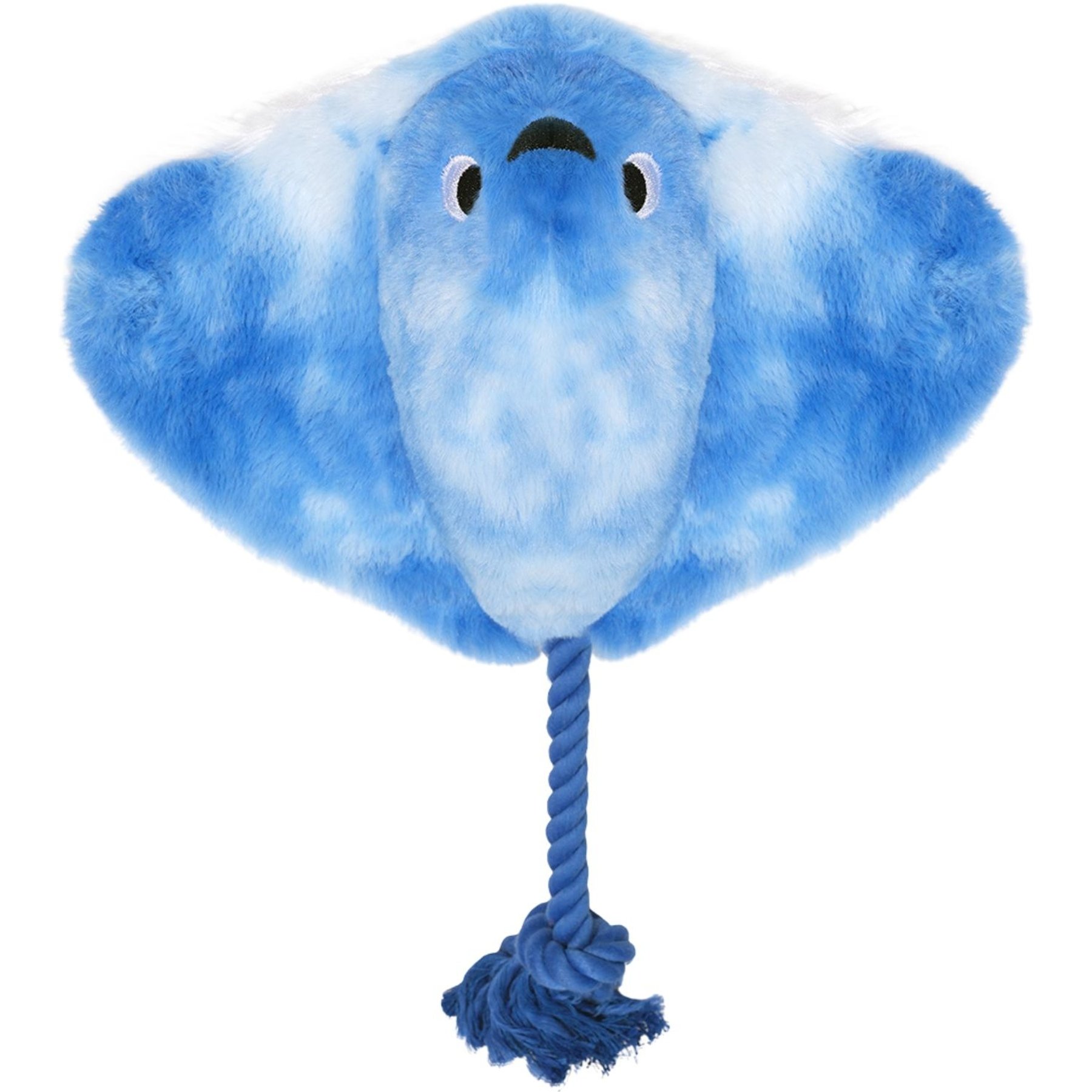 HugSmart Stingray Plush with Rope Tug Dog Toy, Medium/Large