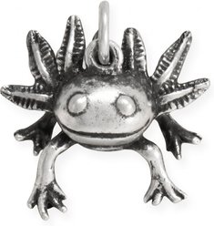 Best FURever Friends Sterling Silver Cute Axolotl Charm