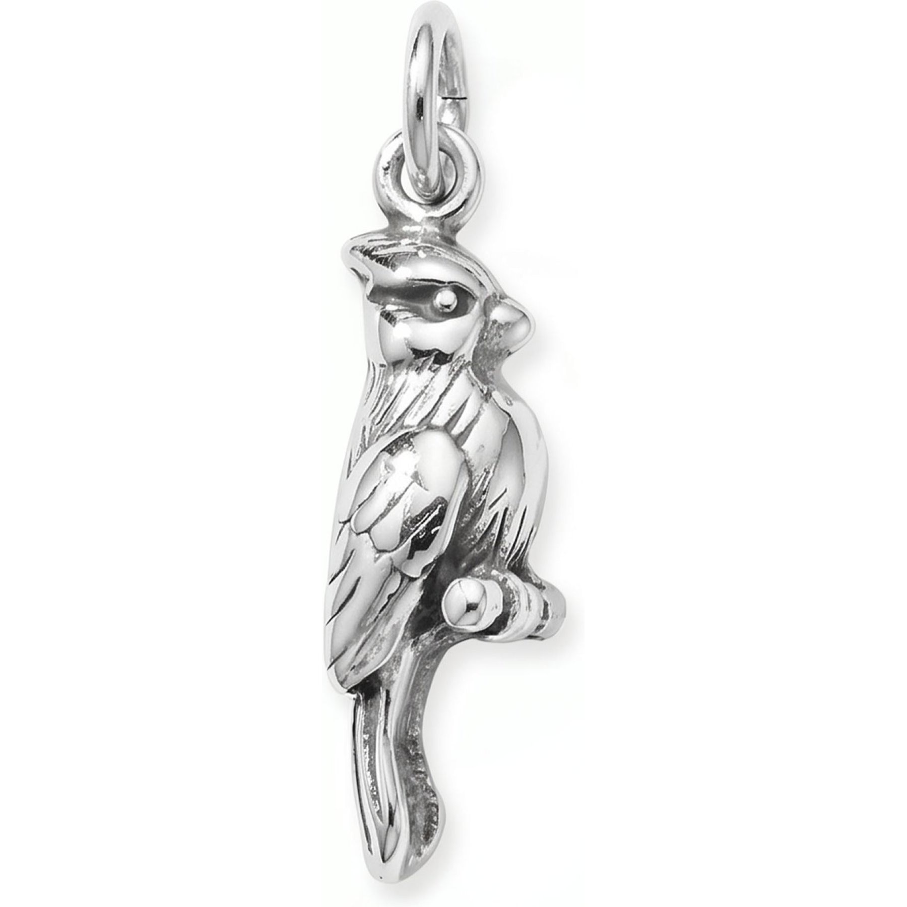 Best FURever Friends Sterling Silver Pretty Cardinal/Blue Jay Charm