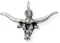 Best FURever Friends Sterling Silver Longhorn Steer Charm