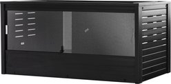 New Age Pet 120 gallon ECOFLEX Reptile Enclosure, Black, 4 x 2 x 2-ft