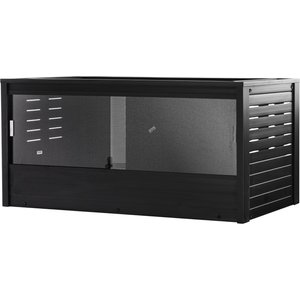 New Age Pet 120 gallon ECOFLEX Reptile Enclosure, Black, 4 x 2 x 2-ft